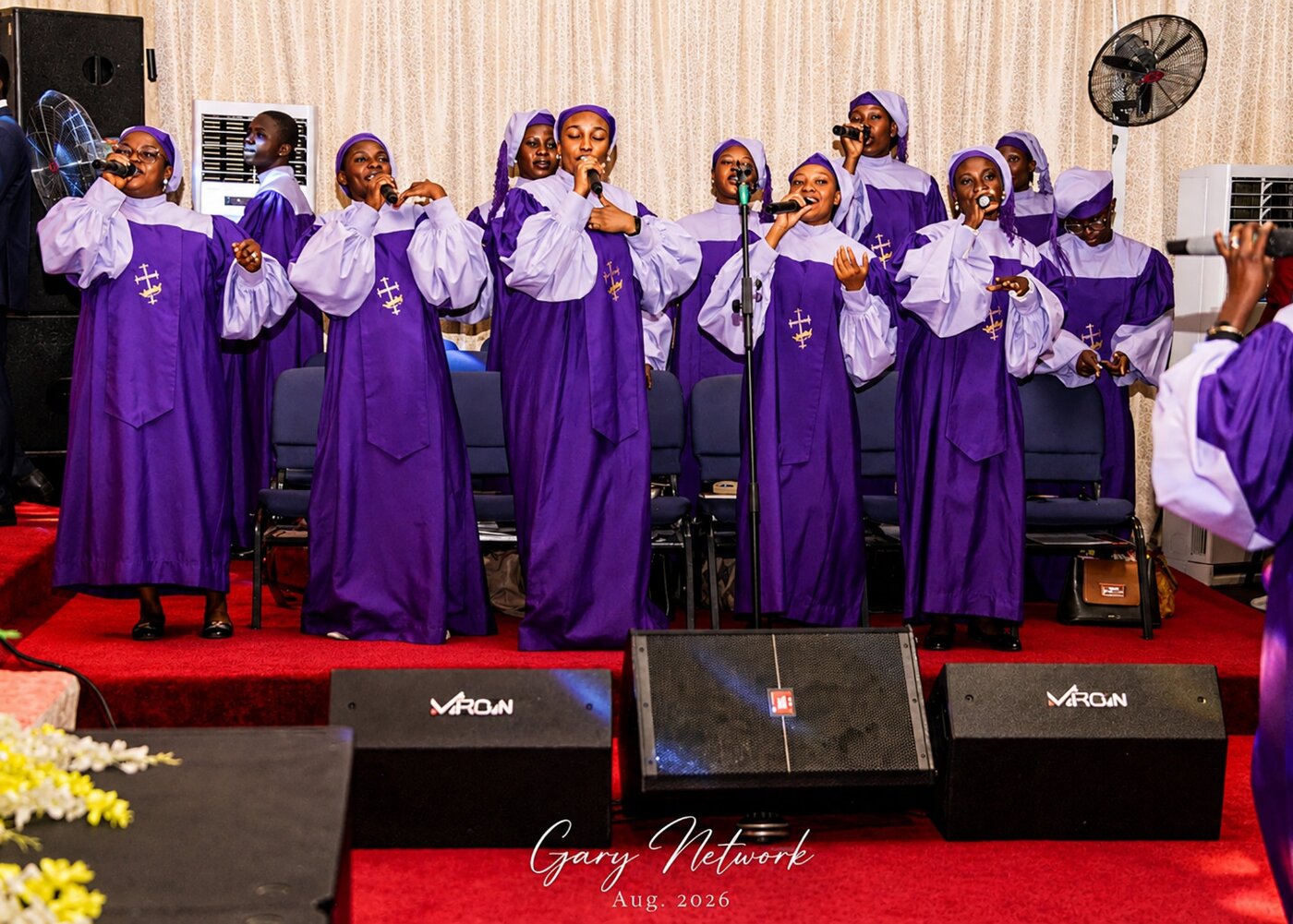 The Network's worship choir in Lagos