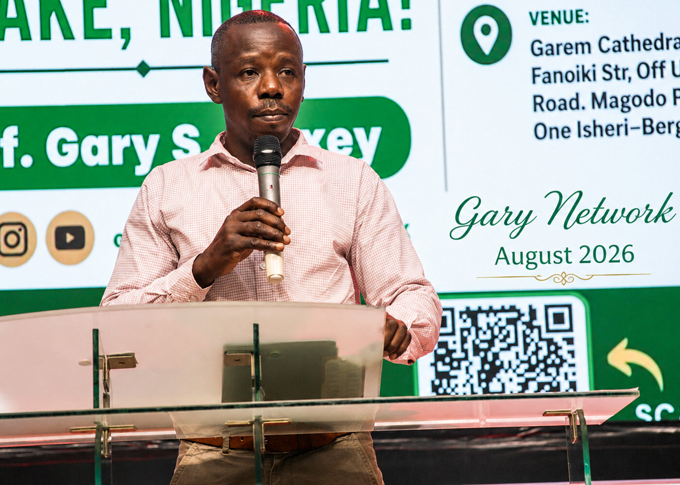 Congregation gathered at the Network's launch