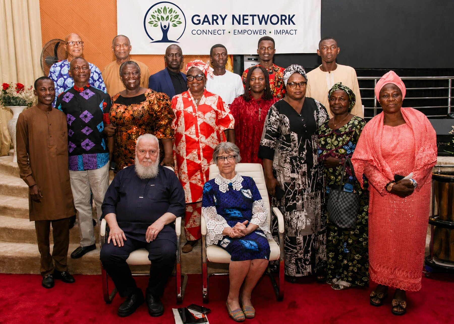 The Network's founding leadership team at its inauguration in Lagos
