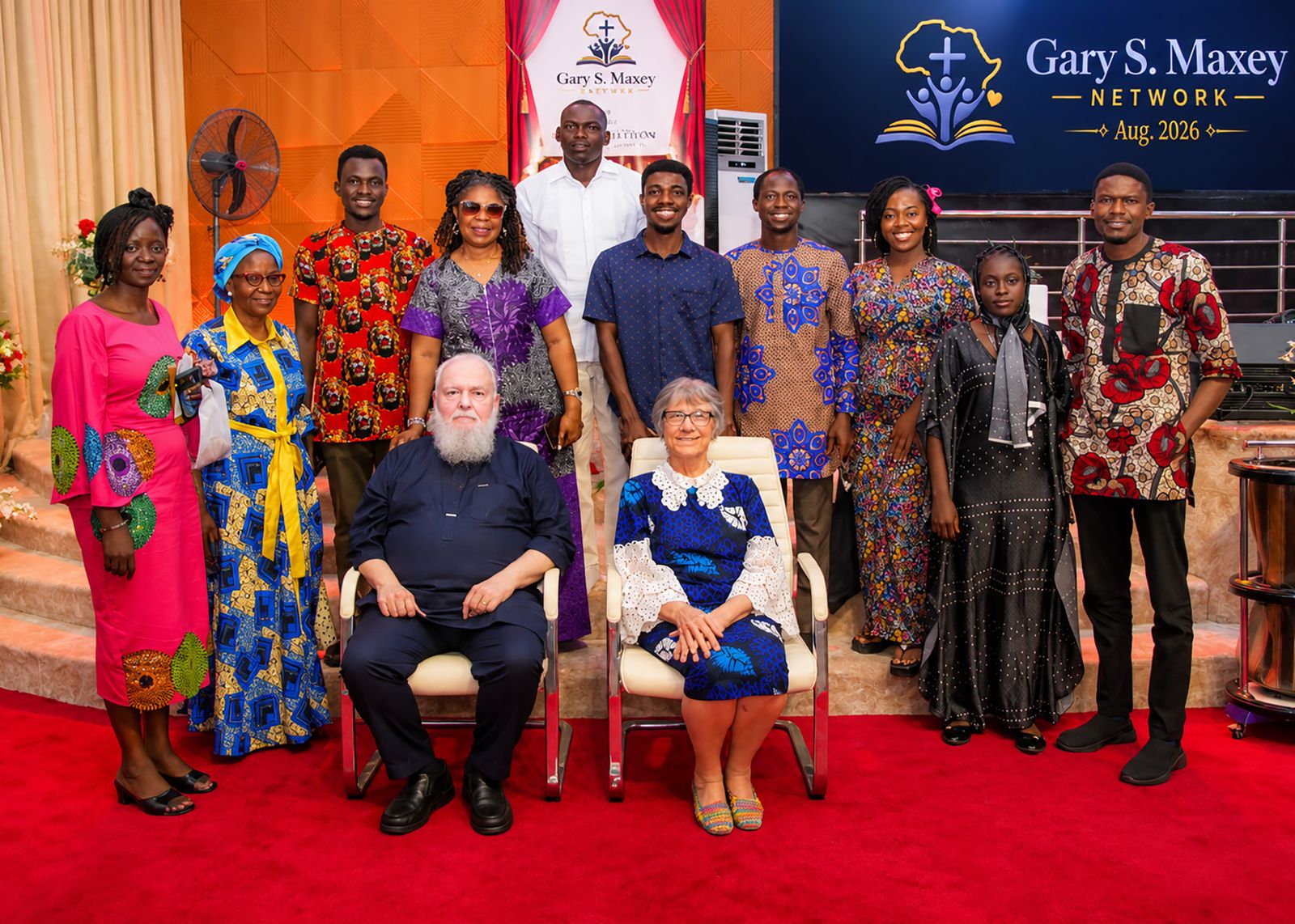 Young leaders of the Network at the inauguration